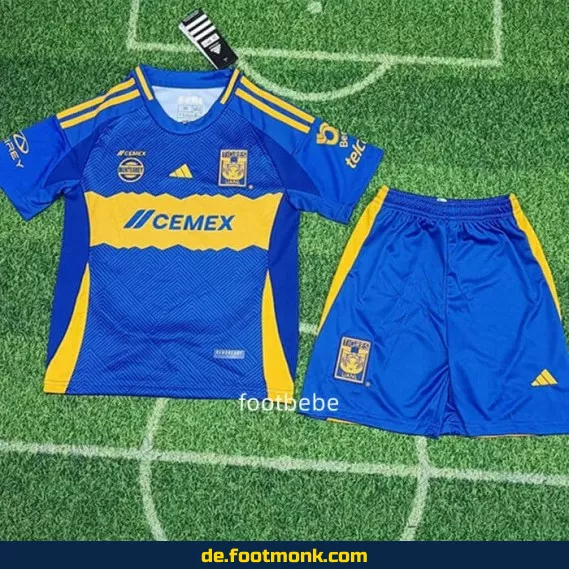 Tigres UANL Kinder Fußballtrikot Auswärts 2024/2025 – Günstige Fussballtrikots Online Kaufen