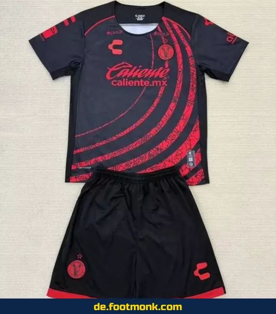 Kinder Fußballtrikot Tijuana 2025/2026 Heim – Günstige Vereinstrikots für Kinder