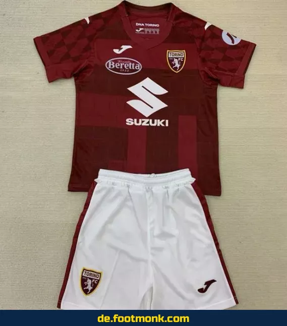 Torino Heimtrikot Kinder 2024/2025 – Günstige Fußballtrikots online kaufen | Authentisches Vereinstrikot | Personalisierbar