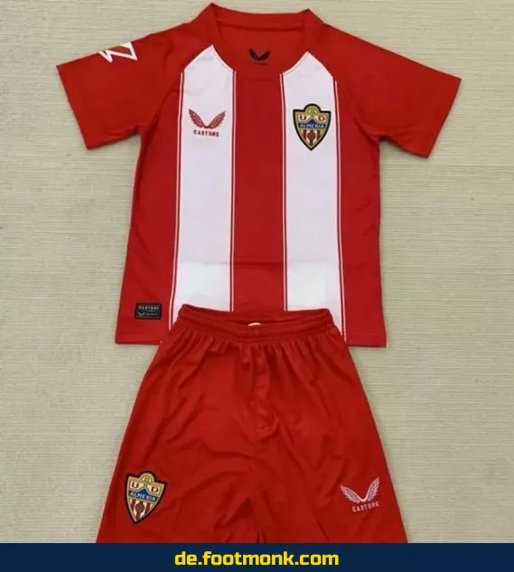 UD Almería Kinder Heimtrikot 2024/2025 – Fußballtrikot für Jungen & Mädchen