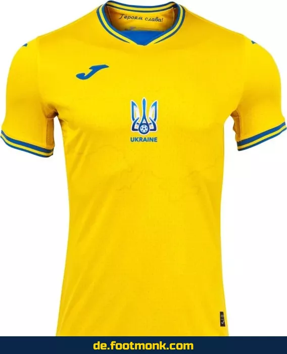 Ukraine Heimtrikot EM 2024 Gelb – Authentisches Fußballtrikot für Herren