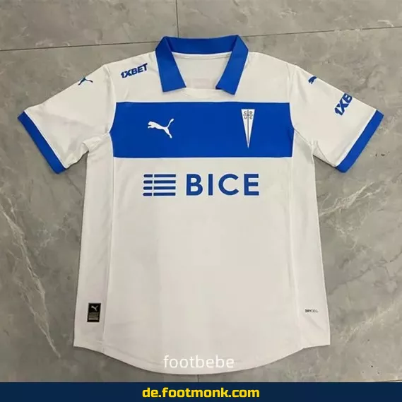 Fußballtrikot Universidad Catolica 2025/2026 Heim weiß – Authentisches Vereinstrikot für Herren & Damen