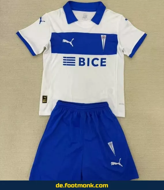 Universidad Catolica Kinder Heimtrikot 2025/2026 – Weiß | Günstige Fußballtrikots für Kinder | Authentische Vereinstrikots | Fußballtrikot online kaufen