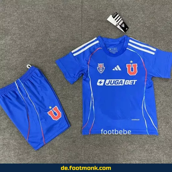 Universidad de Chile Kinder Heimtrikot 2025/2026 – Günstige Fußballtrikots für Kinder online kaufen