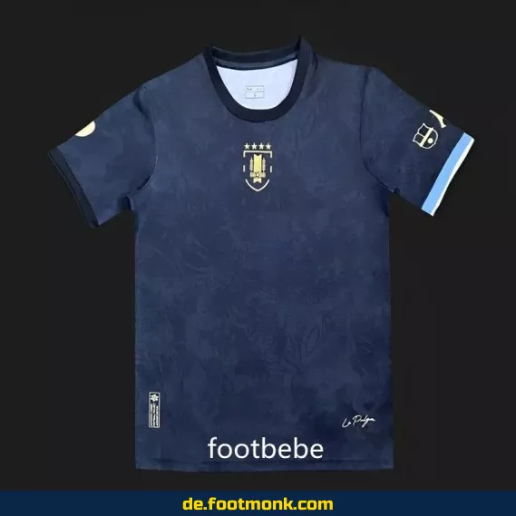 Uruguay 4 Sterne Trikot 2023/2024 'La Pulga' – Authentisches Fußballtrikot Herren/Damen/Kinder | Nike/Adidas | Personalisierbar