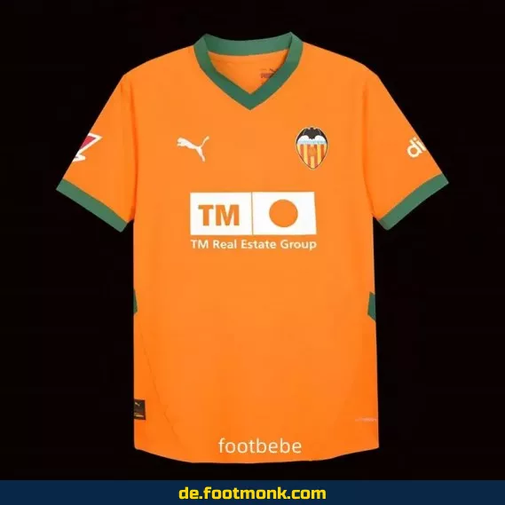 Valencia Drittes Trikot 2024/2025 – Orange | Günstige Fußballtrikots | Herren, Damen & Kinder | Authentische Vereinstrikots | Nike & Adidas | Personalisierbar