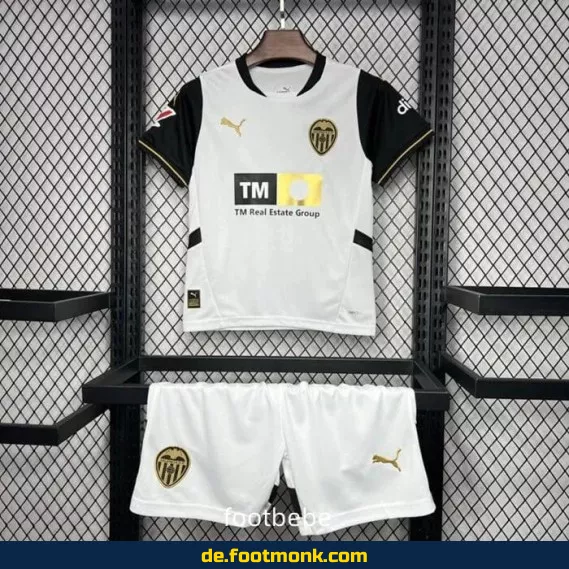 Valencia Heimtrikot Kinder 2024/2025 – Günstige Fußballtrikots online kaufen | Authentisches Vereinstrikot für Kinder | Personalisierbar