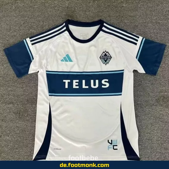Vancouver Whitecaps Heimtrikot 2025/2026 – Weißes Fußballtrikot für Herren | Authentisches Vereinstrikot | Nike/Adidas | Personalisierbar mit Nummer & Name