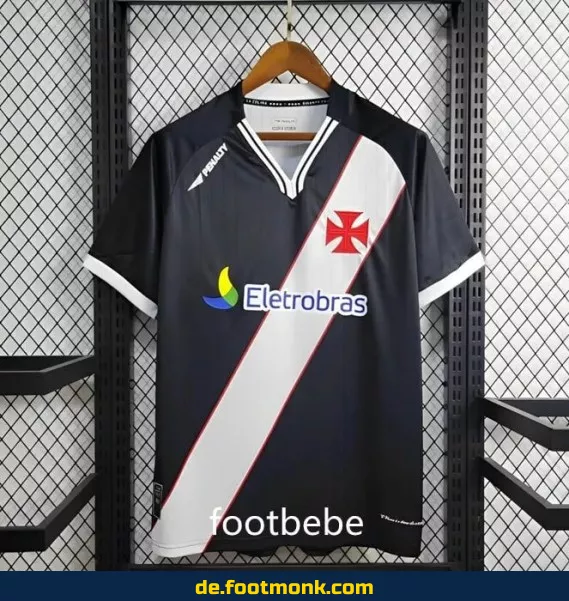Vintage Vasco da Gama Auswärtstrikot 2010/2011 - Schwarz | Retro Fußballtrikot Herren | Authentisches Vereinstrikot | Günstige Fussballtrikots