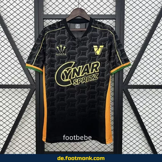 Venezia Fußballtrikot 2024/2025 Herren/Damen/Kinder - Authentisches Vereinstrikot in Schwarz - Personalisierbar mit Nummer & Name