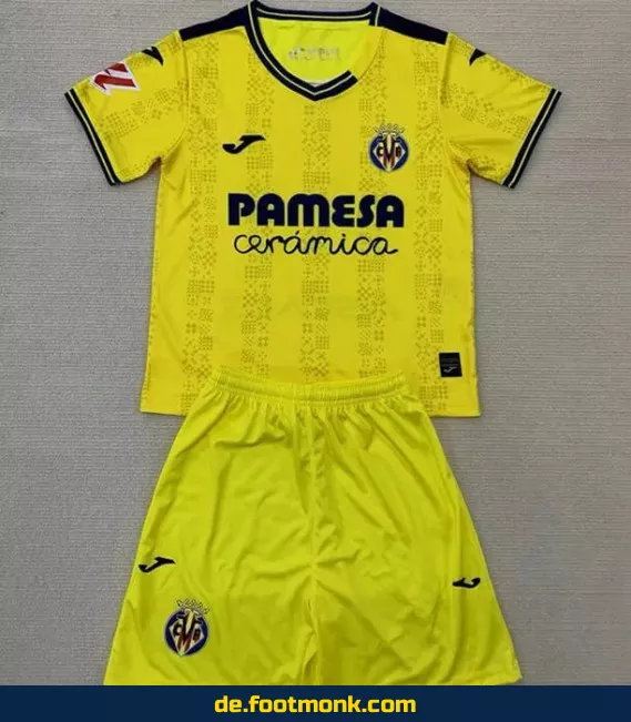Villarreal Heimtrikot Kinder 2024/2025 – Günstige Fußballtrikots online kaufen | Authentisches Vereinstrikot | Personalisierbar