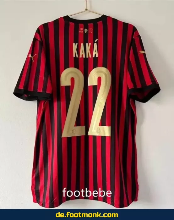 AC Milan Vintage Trikot 2019 – Heimtrikot 120 Jahre – Retro Fußballtrikot Herren/Damen (Authentisch, Nike/Adidas)