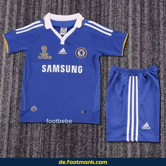 Vintage Chelsea Heimtrikot für Kinder 2007/2008 – Authentisches Retro-Fußballtrikot
