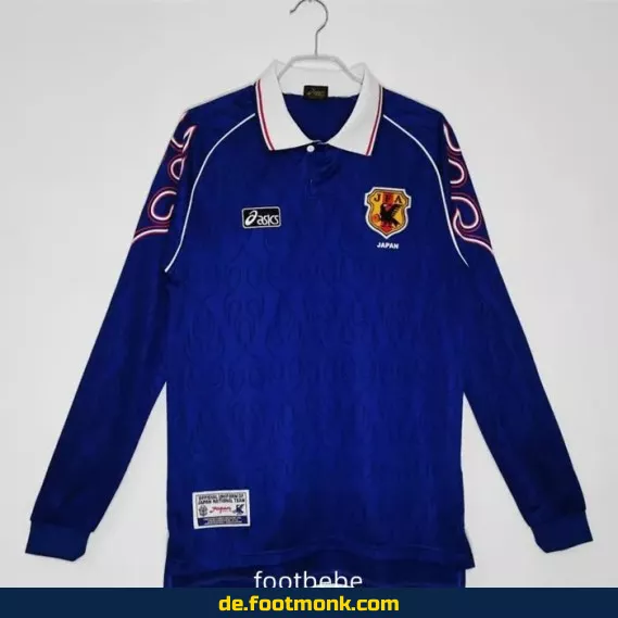 Vintage Japan Fußballtrikot 1998 Heim Herren Langarm – Retro Fussballtrikot Authentisch