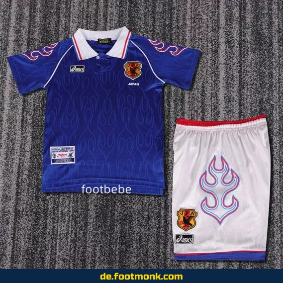 Vintage Japan Fußballtrikot Kinder 1998 - Retro Fußballtrikot für Jungen & Mädchen