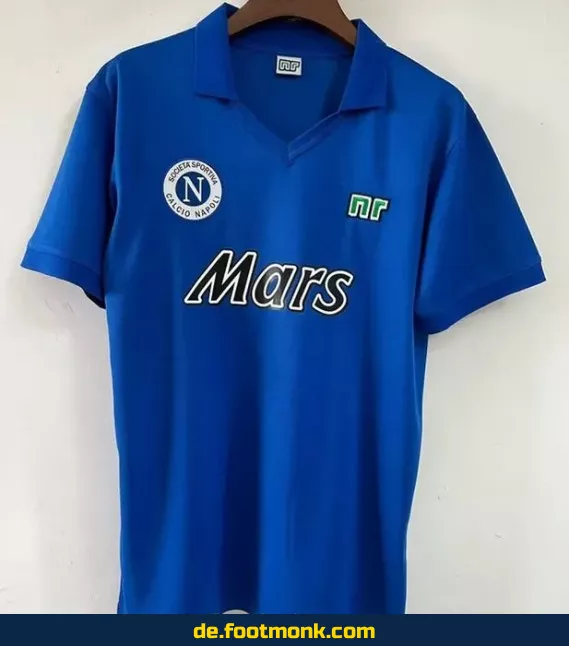 Vintage Fußballtrikot SSC Napoli Heim 1990 – Retro Trikot Herren/Damen/Kinder – Authentisches Vereinstrikot