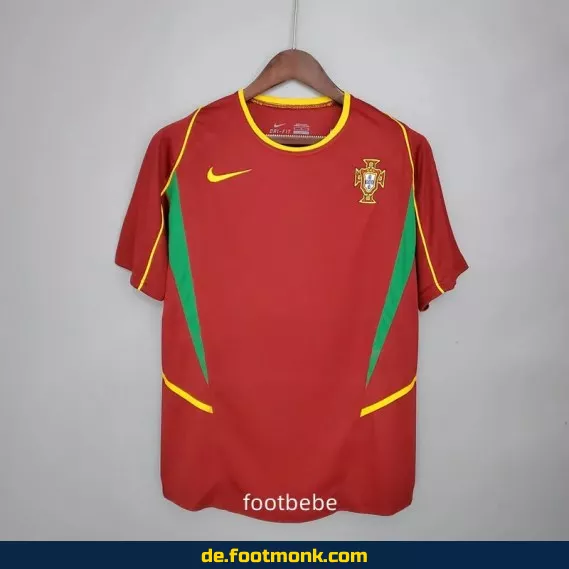 Vintage Fußballtrikot Portugal 2002 Domicile - Authentisch & Günstig Online Kaufen
