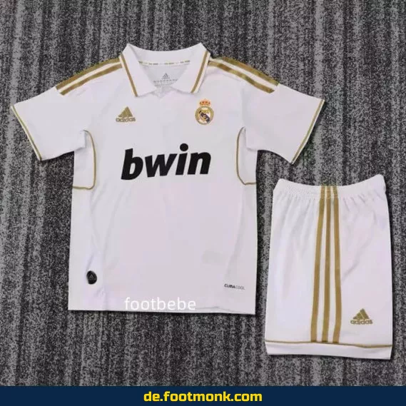 Vintage Real Madrid Heimtrikot für Kinder 2011/2012 – Authentisches Retro-Fußballtrikot
