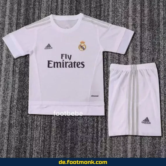 Vintage Real Madrid Heimtrikot für Kinder 2015/2016 – Authentisches Retro-Fußballtrikot