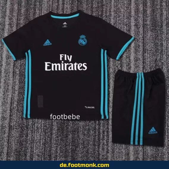 Vintage Real Madrid Auswärtstrikot für Kinder 2017/2018 – Authentisches Fußballtrikot