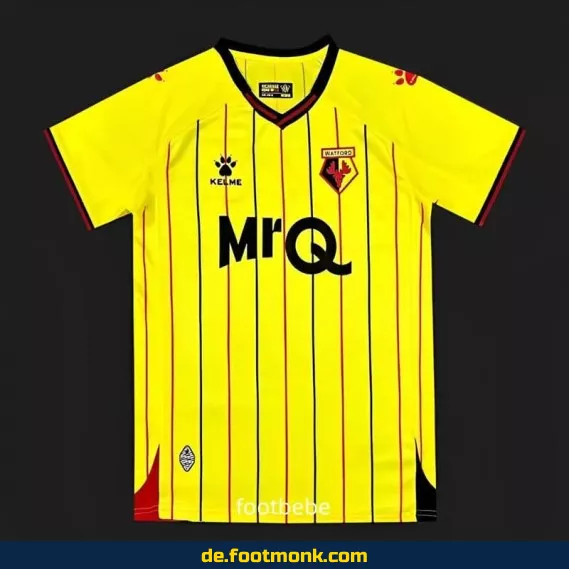 Watford Heimtrikot 2024/2025 – Gelb | Fußballtrikot Herren/Damen/Kinder | Günstige Vereinstrikots | Nike/Adidas | Personalisierbar