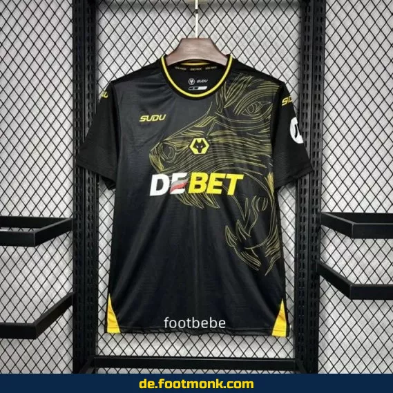 Wolverhampton Wanderers Auswärtstrikot 2024/2025 – Fußballtrikot Herren/Damen/Kinder | Günstige & Authentische Vereinstrikots | Nike/Adidas | Personalisierbar mit Nummer & Name