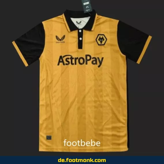 Wolverhampton Wanderers 2024 Polo-Trikot gelb – Herren Fußballtrikot | Günstig kaufen | Authentisches Vereinstrikot | Nike/Adidas