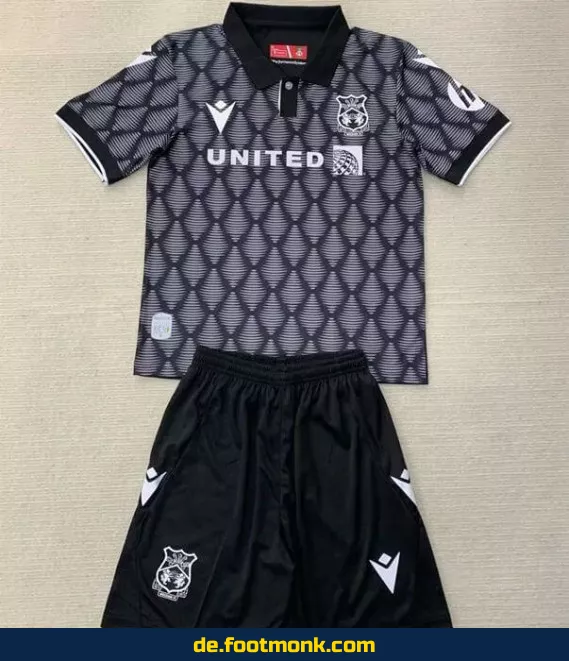 Wrexham Kinder Fußballtrikot 2024/2025 Auswärts – Günstige Fussballtrikots online kaufen