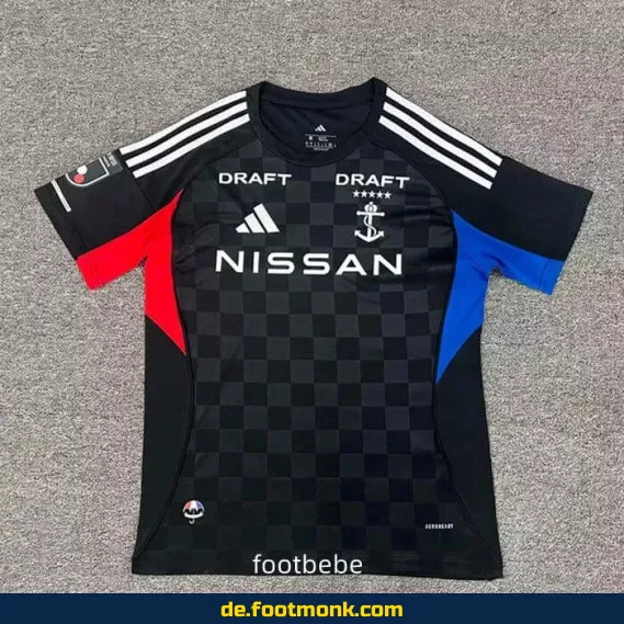 Originales Yokohama F. Marinos Fußballtrikot 2025/2026 - Herren/Damen/Kinder - Schwarz - Authentisches Vereinstrikot - Nike/Adidas - Personalisierbar mit Nummer & Name