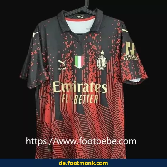 AC Milan 2023 Koché Special Edition Fußballtrikot – Herren/Damen/Kinder | Günstige & Authentische Vereinstrikots | Nike/Adidas | Personalisierbar | Retro & Limitierte Kollektion