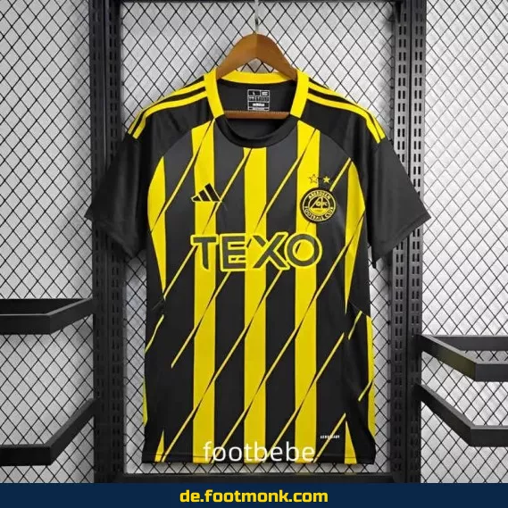 Authentisches Aberdeen FC Auswärtstrikot 2024/2025 – Fußballtrikot Herren/Damen/Kinder | Günstige Vereinstrikots | Nike/Adidas | Personalisierbar