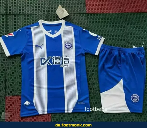 Alaves Kinder Fußballtrikot 2024/2025 Heim – Günstige Vereinstrikots online kaufen
