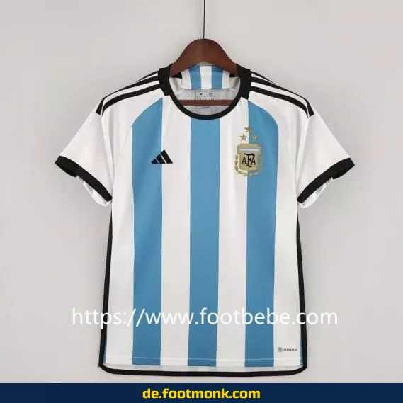 Argentinisches Heimtrikot 2022/2023 mit 3 Sternen – Herren Fußballtrikot – Authentisches Adidas/Nike Vereinstrikot – Jetzt günstig online kaufen
