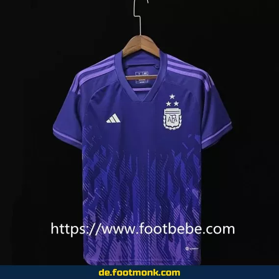 Argentinisches Fußballtrikot 3 Sterne 2022/2023 Auswärts – Authentisches Herren/Damen/Kinder Trikot – Nike/Adidas – Jetzt günstig kaufen