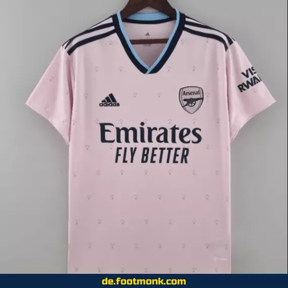 Arsenal Third Trikot 2022/2023 – Rosa – Fußballtrikot Herren/Damen/Kinder | Authentisches Vereinstrikot | Nike Fussballtrikot günstig online kaufen