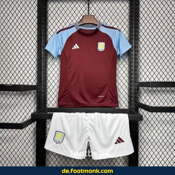 Aston Villa Heimtrikot Kinder 2024/2025 – Günstige Fußballtrikots online kaufen