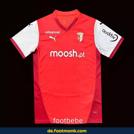 SC Braga Heimtrikot 2024/2025 – Rot | Offizielles Fußballtrikot | Herren, Damen & Kinder | Günstig online kaufen