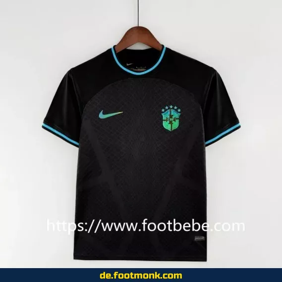 Brasilien WM 2022 Auswärtstrikot Schwarz – Authentisches Fußballtrikot Herren/Damen/Kinder | Nike/Adidas | Günstig online kaufen