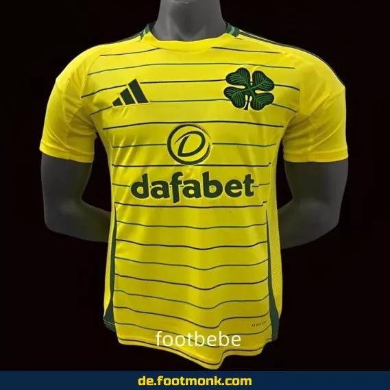 Celtic FC Auswärtstrikot 2024/2025 – Gelb | Günstige Fußballtrikots | Herren, Damen & Kinder | Authentisches Vereinstrikot | Nike/Adidas | Personalisierbar