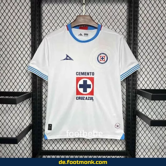 Cruz Azul Auswärtstrikot 2024/2025 – Weißes Fußballtrikot Herren/Damen/Kinder | Günstige Fussballtrikots online kaufen | Authentisches Vereinstrikot | Nike/Adidas