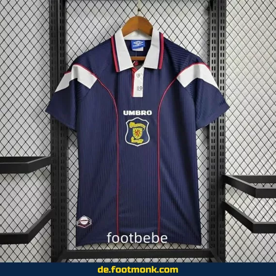 Vintage Schottland Auswärtstrikot 1996-1998 – Retro Fußballtrikot Herren/Damen – Authentisches Fussballtrikot
