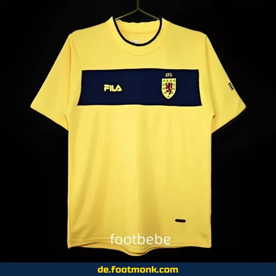 **Vintage Schottland Auswärtstrikot 2012 – Gelb | Retro Fußballtrikot Herren/Damen | Authentisches Vereinstrikot | Nike/Adidas**