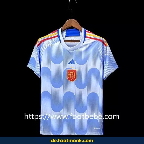 Fußballtrikot Spanien Auswärts WM 2022 - Herren/Damen/Kinder - Authentisches Nike/Adidas Trikot - Jetzt günstig online kaufen