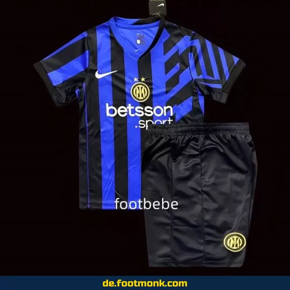 Inter Milan Kinder Fußballtrikot Heim 2024/2025 – Günstige Fussballtrikots online kaufen