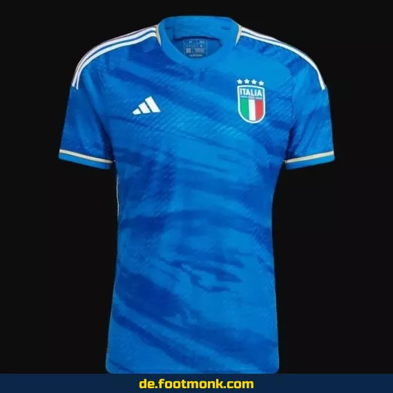 Italien Heimtrikot 2023 blau – Offizielles Fußballtrikot | Herren, Damen & Kinder | Nike/Adidas | Trikotnummer drucken