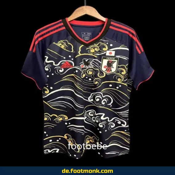 Japan Fußballtrikot 2023/2024 – Authentisches Herren/Damen/Kinder Trikot – Nike/Adidas Vereinstrikot – Schwarz mit Nuages Propices Design – Günstig online kaufen