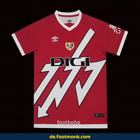 Rayo Vallecano Heimtrikot 2024/2025 – Authentisches Fußballtrikot für Herren, Damen & Kinder | Günstig online kaufen | Personalisierbar mit Nummer & Name
