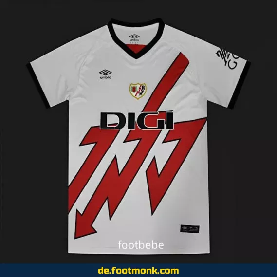 Rayo Vallecano Auswärtstrikot 2024/2025 – Authentisches Fußballtrikot Herren/Damen/Kinder | Günstige Fussballtrikots online kaufen | Nike/Adidas Vereinstrikots | Personalisierbar mit Nummer & Name