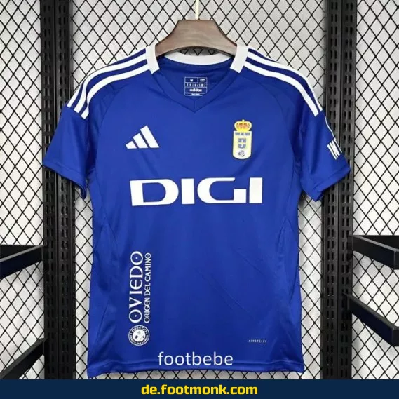 Authentisches Real Oviedo Heimtrikot 2024/2025 – Fußballtrikot Herren/Damen/Kinder | Günstig online kaufen | Personalisierbar
