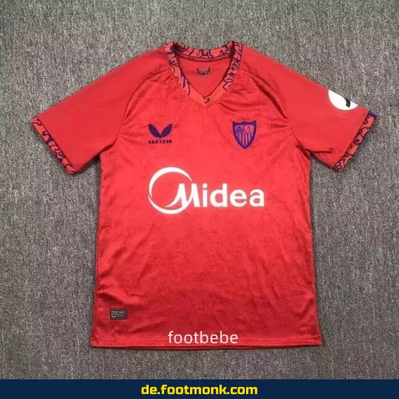 FC Sevilla Auswärtstrikot 2024/2025 – Rot | Fußballtrikot Herren/Damen/Kinder | Authentisches Vereinstrikot | Nike/Adidas | Günstig online kaufen